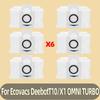 Replacement Compatible For Ecovacs Debot X1 OMNI, T10 OMNI, X1 TURBO, T10 TURBO, DBX53 Dust bag Filter Main Side Brush Mop Parts