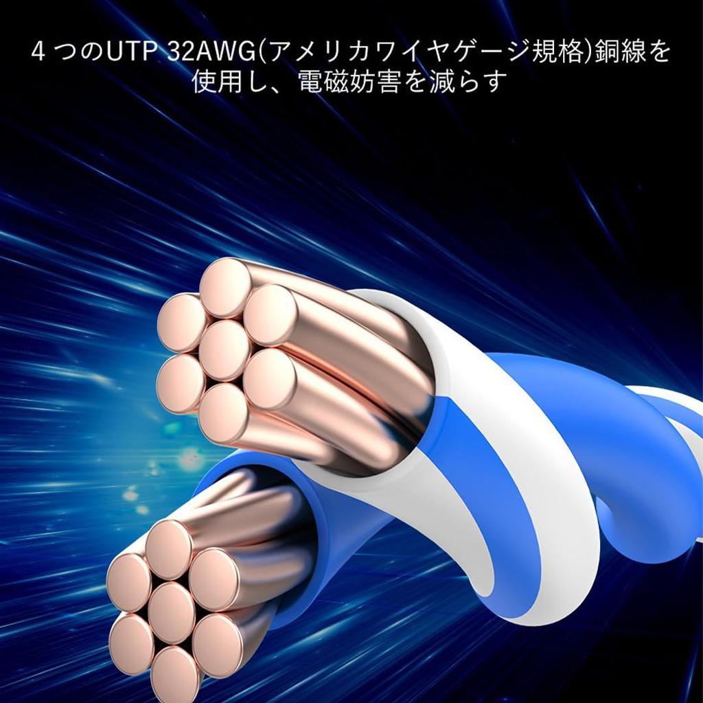 VENTION Cat6A Ethernet LAN Cable (15m, Black)