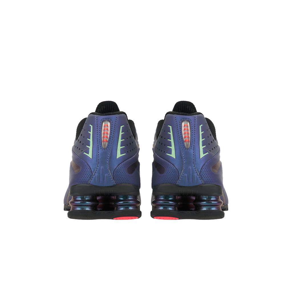 Nike Shox R4 Iridescent мужские кроссовки сине-черные Hot-Punch HQ3446-001