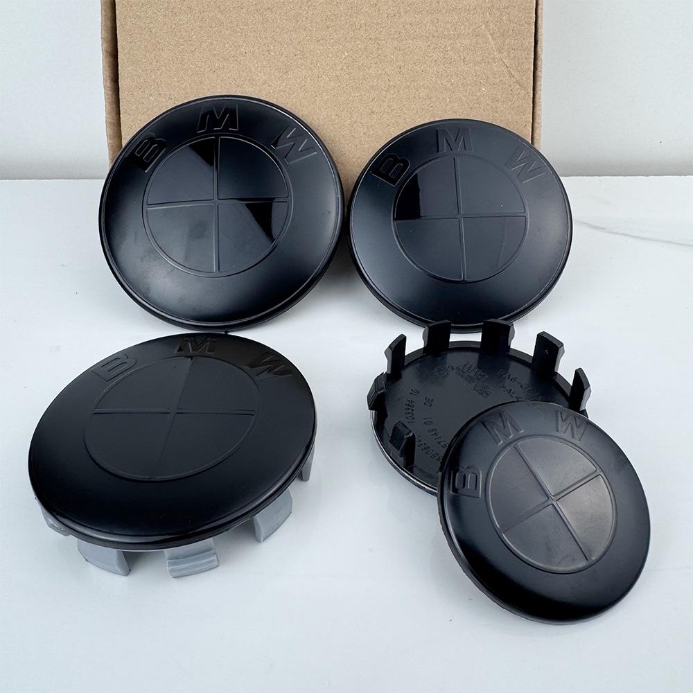 For BMW  Se  E87 For MINI BMW F20 E36 E46 X6 M4 E60 G01 G20 X3 X5 7PS-new model 7Pcs Car Hood Rear Emblem Steering Wheel Stickers Rims Cap Badge
