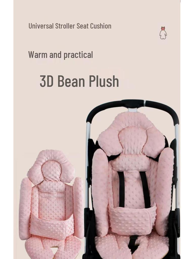 Универсальный хлопковый вкладыш для коляски на осень/зиму