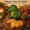 Creative Baking Gifts for Kids Holiday Mini Hand Pie Molds, Animal Filled Press Baking, Dough Stamps Reusable Non-Stick Cutter And Shaping Mold