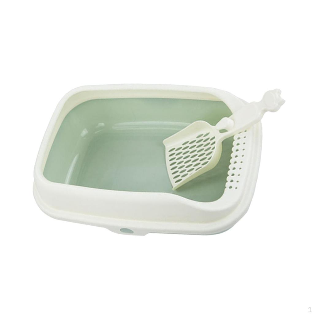 Открытый лоток для кошек Kitty Tray Горшок Туалет Подкладка для кролика