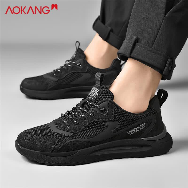 Aokang Men's Breathable Mesh Casual Running Shoes