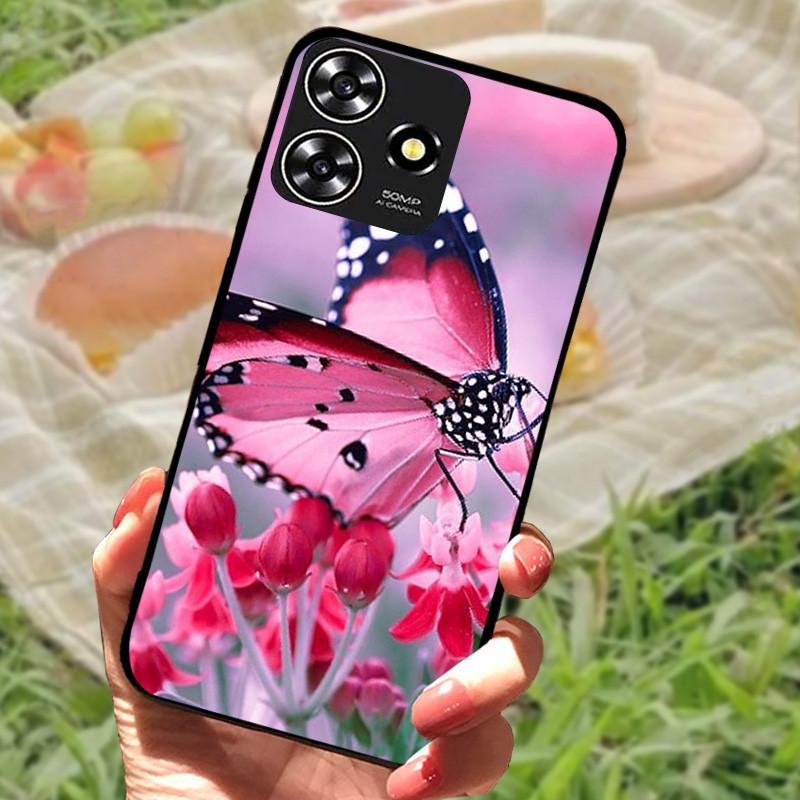 Для ZTE Blade V50 Умный Чехол-Крышка Силиконовый Мягкий Мраморный Черный Бампер Funda Coque для ZTE V50 Дизайн 4G Защитный V50Smart