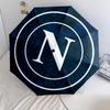 Узор SSC Napoli, автоматический складной зонт, портативная и складная конструкция, 8 спиц, рождественский или день рождения подарок.