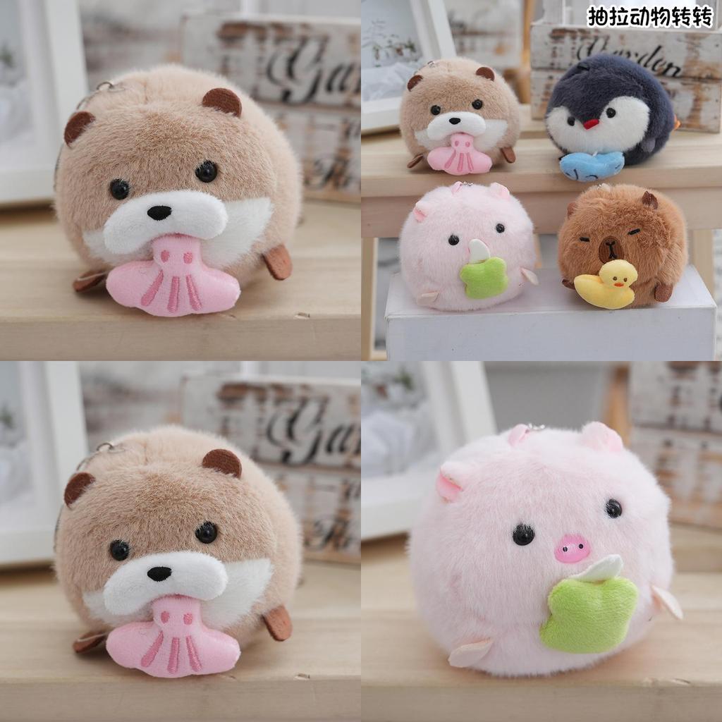 Sweet Penguin Stuffed Toy Keyring Soft Plush Bag Charm Perfect For Children And Collectors