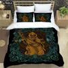 Medieval Dark Retro Digital Print Polyester Bedding Sets Boys Bed Linen Set For Teens, Queen Bedding set Bed Comforter Set