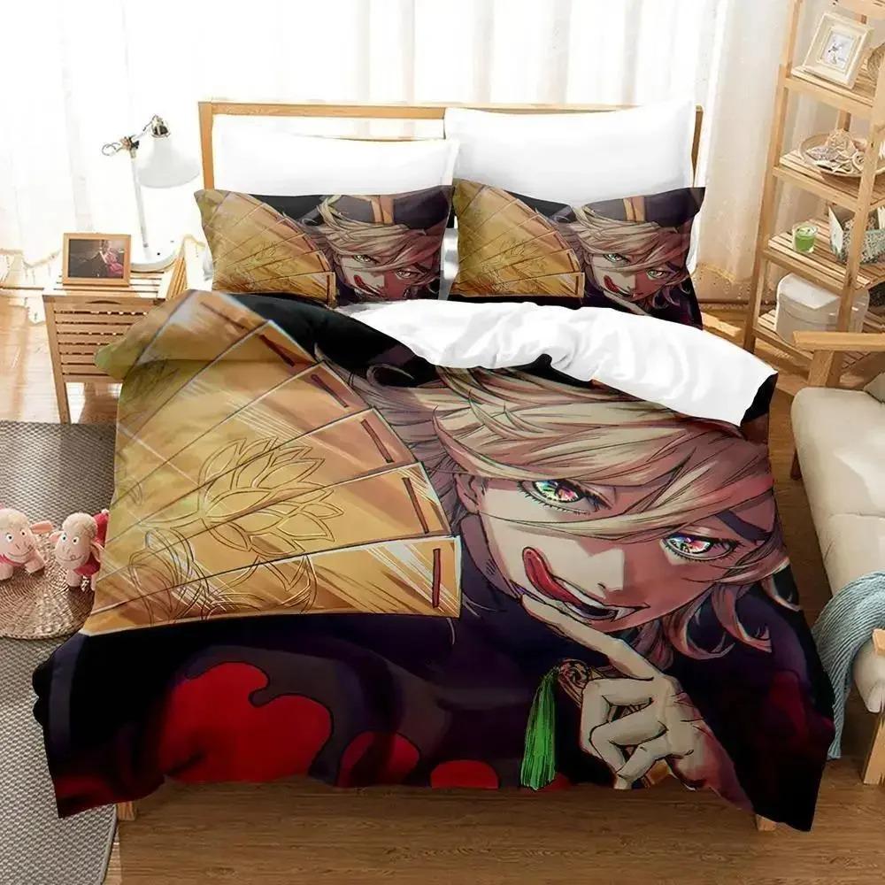 Новый комплект постельного белья Doma Односпальный Полуторный Двуспальный Queen King Размер Комплект постельного белья для взрослых Детей Спальни Пододеяльник Комплекты 3D Печать Аниме Комплект простыней Инструмент