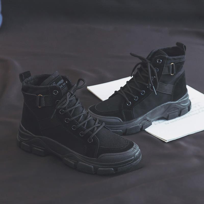 Модные ботинки на щиколотку для альпинизма, женская обувь из парусины с толстой подошвой, для шитья, для спорта, фитнеса, ходьбы, повседневная обувь, новая