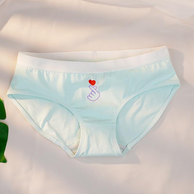 Women's Cotton Underwear Slim Fit Cotton Triangle Underwear Simple Breathable Underwear