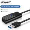 FONKEN Адаптер SATA-USB 3,0, тип C-кабель SATA, высокоскоростная передача данных 5 Гбит/с для 2,5-дюймового жесткого диска, адаптер SATA
