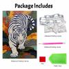 5D жемчужный набор «Величественный тигр», набор для самостоятельного изготовления, эмаль, каменное искусство, расслабляющий ручной работы орнамент, украшение для дома, стены, рабочего стола, для начинающих