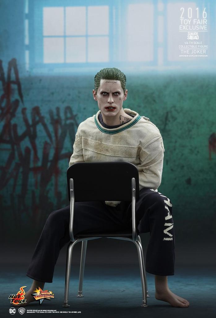 Hot Toys Фигурка Movie Masterpiece Отряд Самоубийц Джокер Версия Аркхемской лечебницы Масштаб 1/6