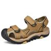 Large size sandals men's summer Korean version of beach shoes men's Velcro student casual shoes tide Roman sandals men