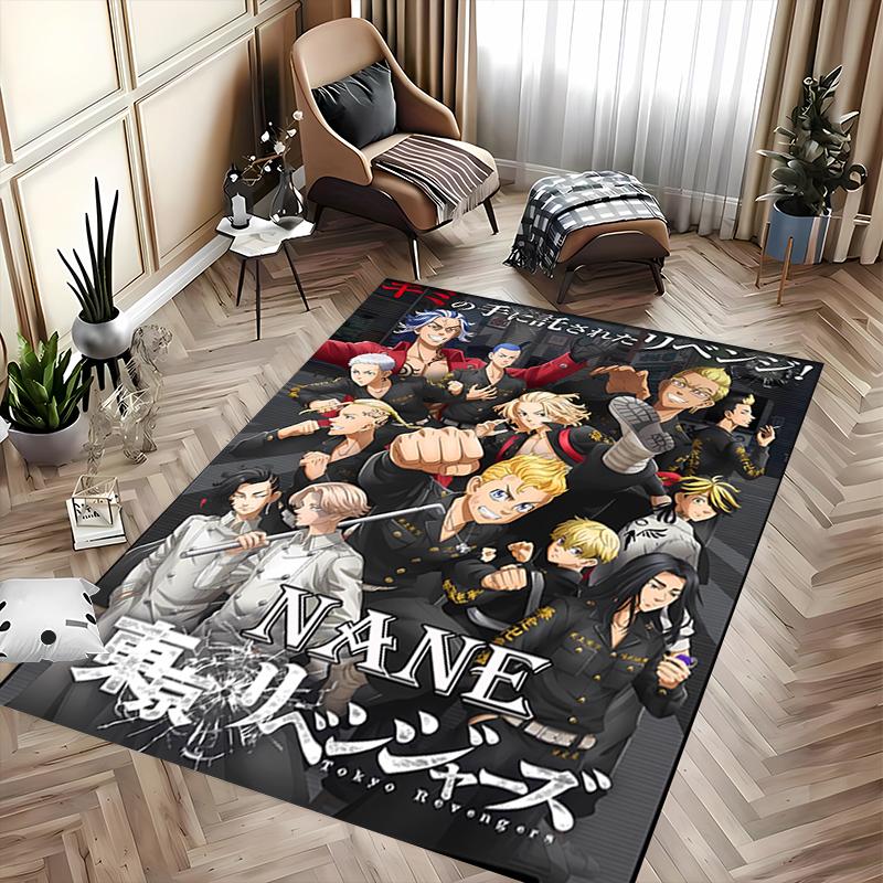 Custom personalization Tokyo Revengers Area Rug - Perfect For Kitchen, Bathroom,Laundry Room Decor Large Size Available,Gift All Seasons