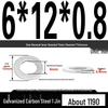Оцинкованная Extra Large Утолщенная Металлическая Шайба для Винтов – M6, M8, M10, M12