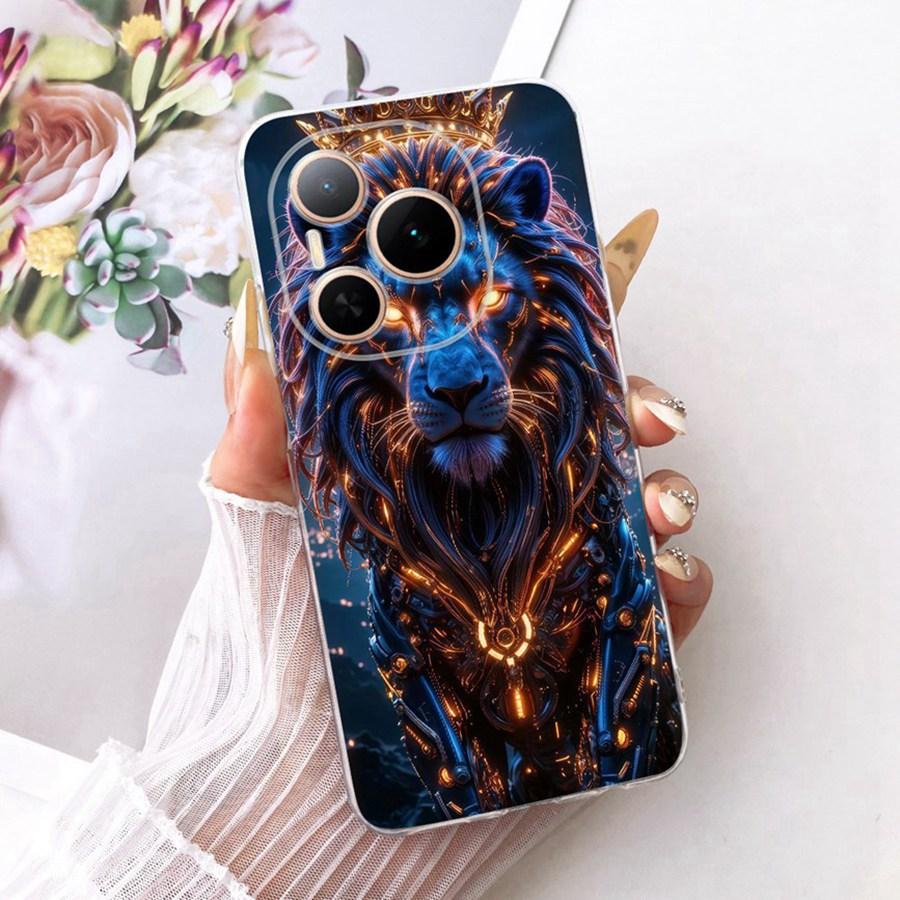 For Honor Power2 Phone Case Power 2 SER-AN00 Cover Fashion Butterfly Flower Soft Silicone Shell Honor Power DVD-AN00 Funda