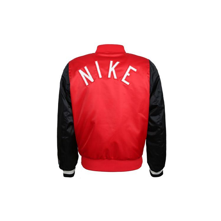 Nike Мужская тканая куртка на молнии с воротником-стойкой Air, красная AR1838-657
