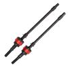 Steel CVD Front Drive Shaft Replacement Accessory Fit for Axial SCX10 1:10 Crawler CarRed