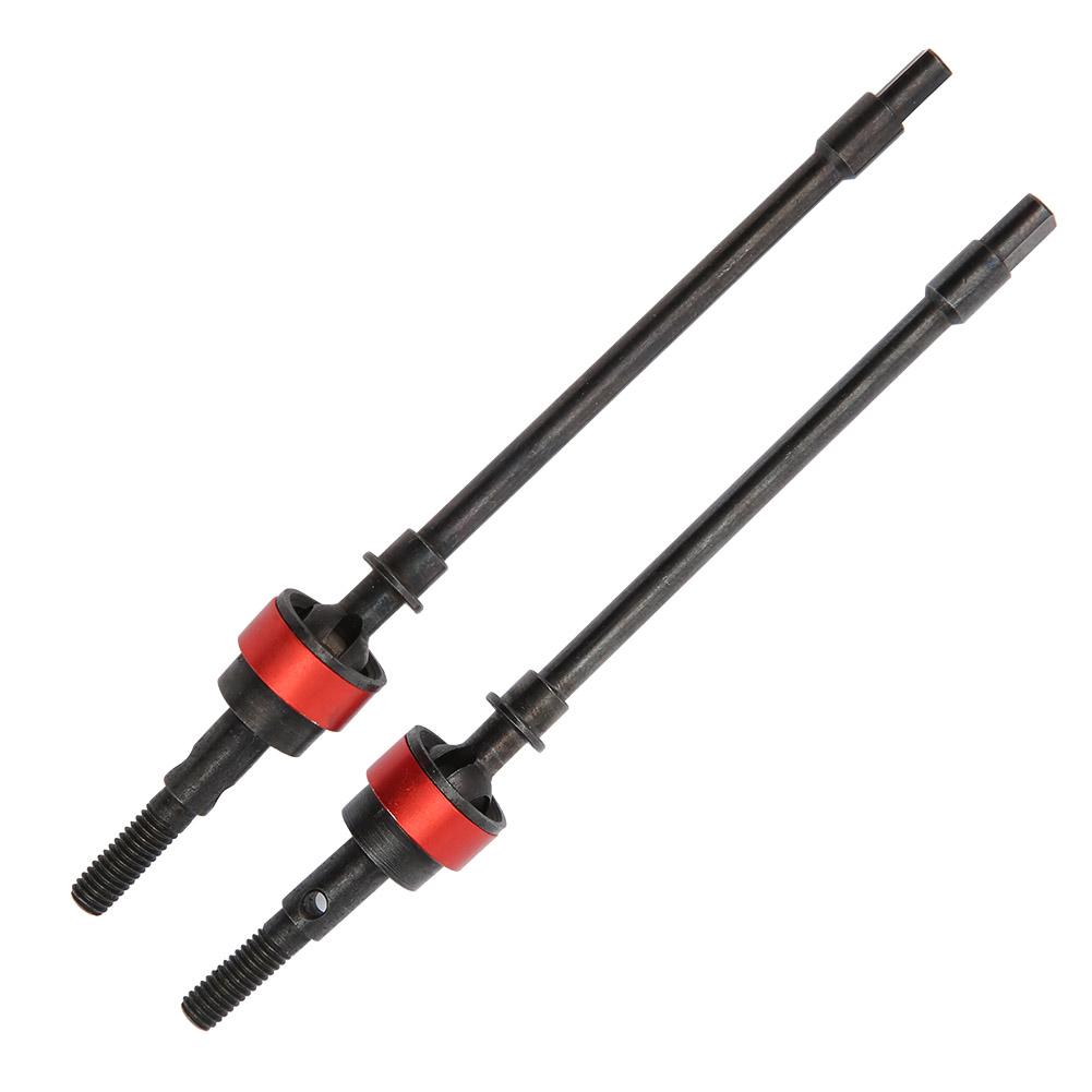 Steel CVD Front Drive Shaft Replacement Accessory Fit for Axial SCX10 1:10 Crawler CarRed