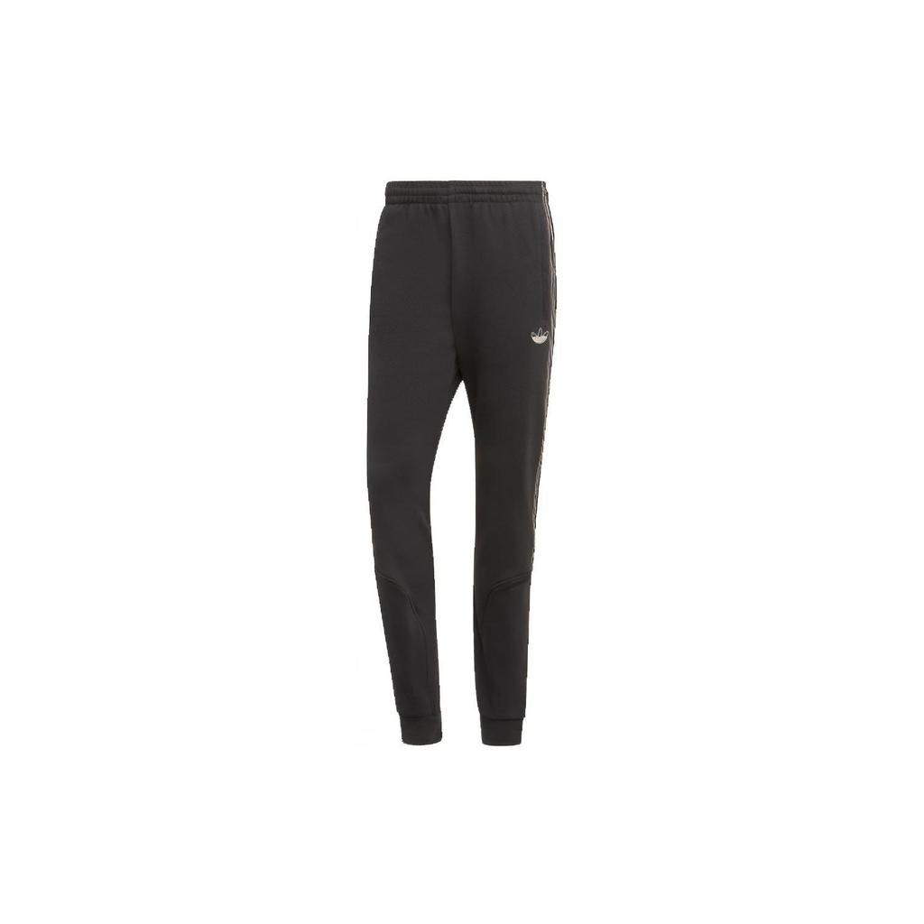 adidas Спортивные штаны Originals Sprt, повседневные вязаные брюки с манжетами, мужские брюки, черные GN2426