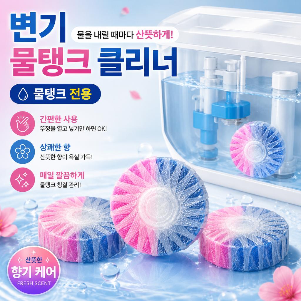 Automatic Toilet Bowl Cleaner Tablets Pink Blue Wrapped Blocks Fresh Scent Toilet Tank Cleaner for Home Bathroom