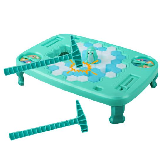 Пингвин Настольная игра «Разбивание льда» с молотком для детей, взрослых, семьи, 2 игрока. Спасите пингвина