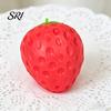 Strawberry Anti-stress Toy 1/2/3Pcs Simulated Squeeze Stress Relief Fake Fruit Fidget Anxiety Reduction Soft Stretchy Sensory Ball Relaxation