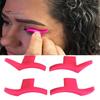 2Pcs Eyeshadow Stamp Solid Color Makeup Tools Silicone Wing Eye Makeup Applicator for Women