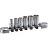 Kyoto Tool (KTC) Nepros 6.3SQ Semi-Deep Socket Set, 6-Piece, Hexagonal, NTB2M06A