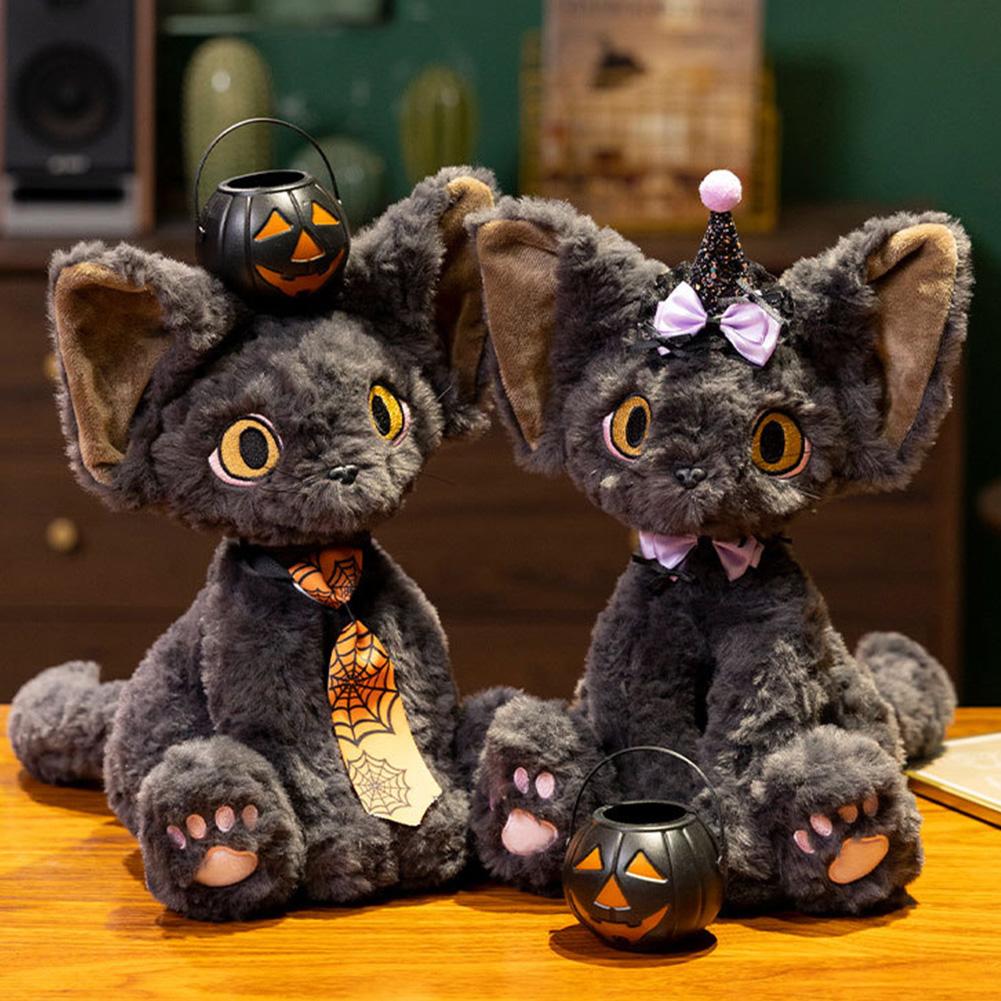 Devon Rex Cat Plush Doll Stuffed Animal Cat Plush Toy Birthday Christmas Halloween Gifts For Girls Boys