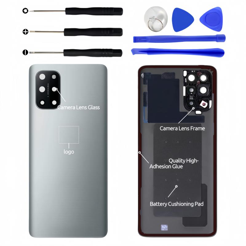 Крышка аккумулятора для OnePlus 8T KB2001 KB2000 KB2003 KB2005 Задняя крышка Задний корпус Замена