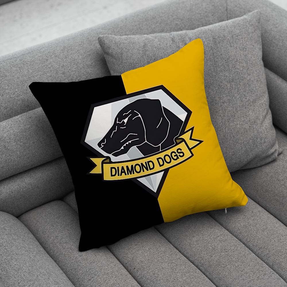 MMetal Gear SSolid Creative patterned pillowcases for interior decoration office living room home