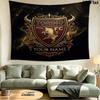 Custom Name Torino F.C.2 Printed Tapestry – Wall Hanging for Bedrooms, Dorms, and Home Decor