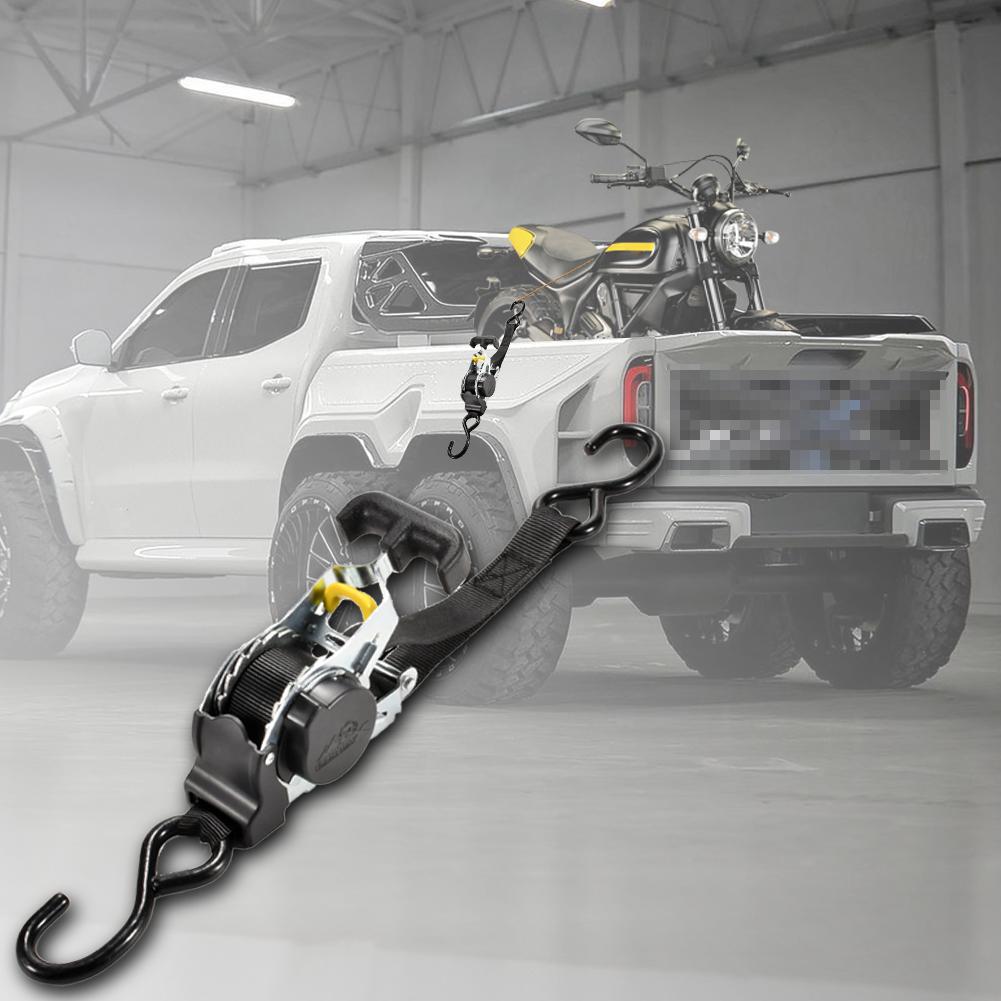 Втягивающиеся ремни с S-образным крючком для мотоциклов, стяжные ремни с храповым механизмом для прицепов, транспортных средств, лодок