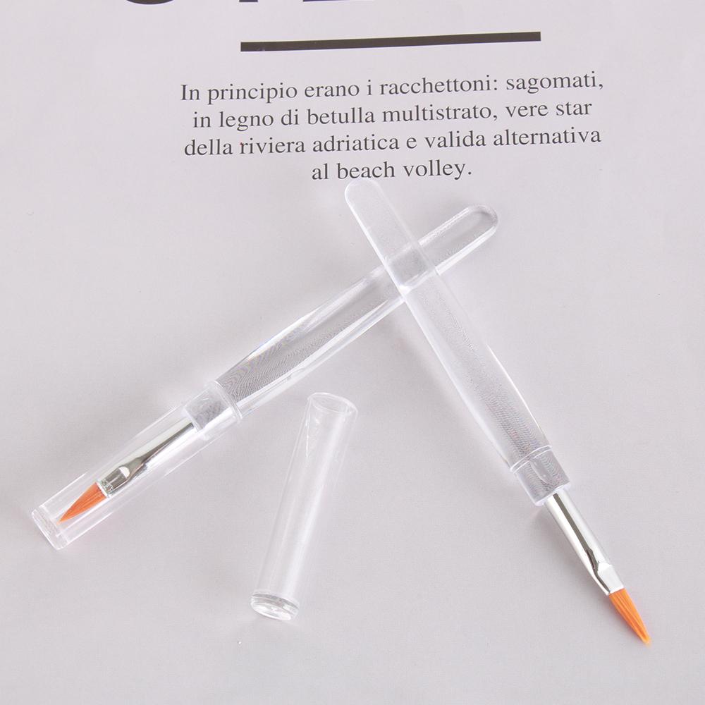 Hot sale Crystal Handle Portable Lip Brushes Lipstick Flexible Applicator