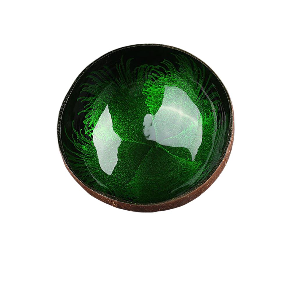 Ручная работа Натуральная кокосовая чаша Кокосовое украшение Чаша для хранения