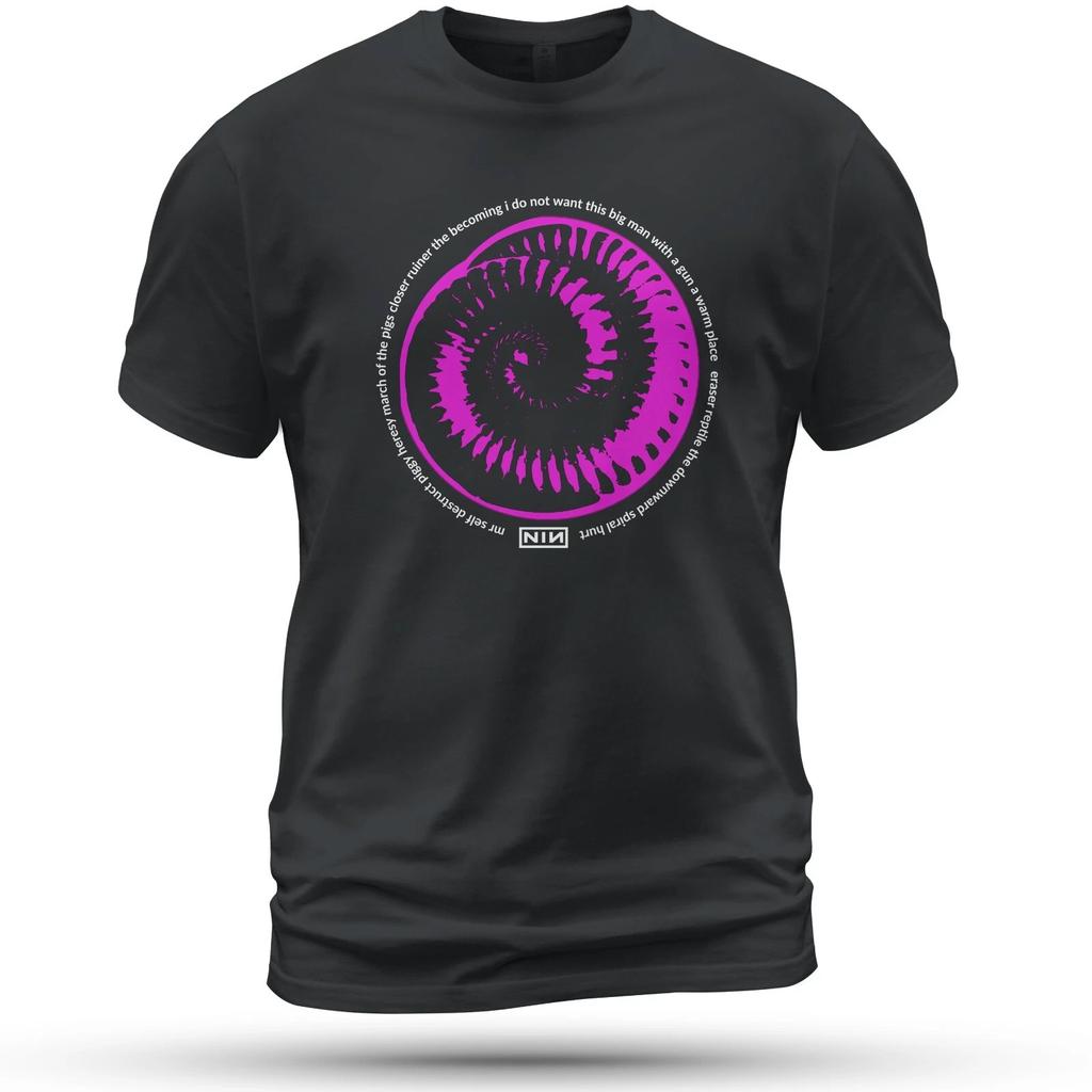 Nine Inch Nails Downward Spiral Logo T-Shirt Funny Size S-5XL