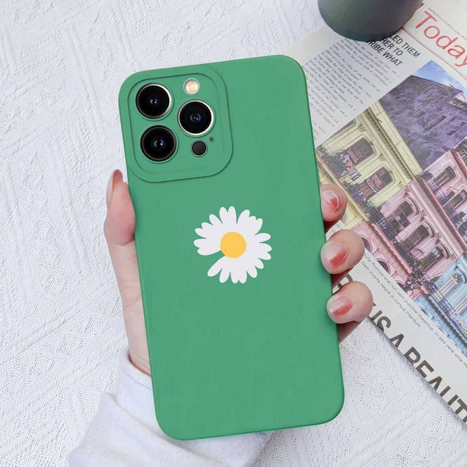 Для Apple iPhone 6, 7, 8, 11, 12, 13, 14, 15 Pro Max X XS XR SE, чехол для телефона, жидкий, мягкий силиконовый противоударный чехол, подсолнух, бабочка для iPhone, чехол-бампер