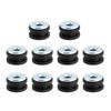20pcs M6 Bolt Motorcycle Grommets Set Replacement Accessories M6 Rubber Grommets  For Most Fairings