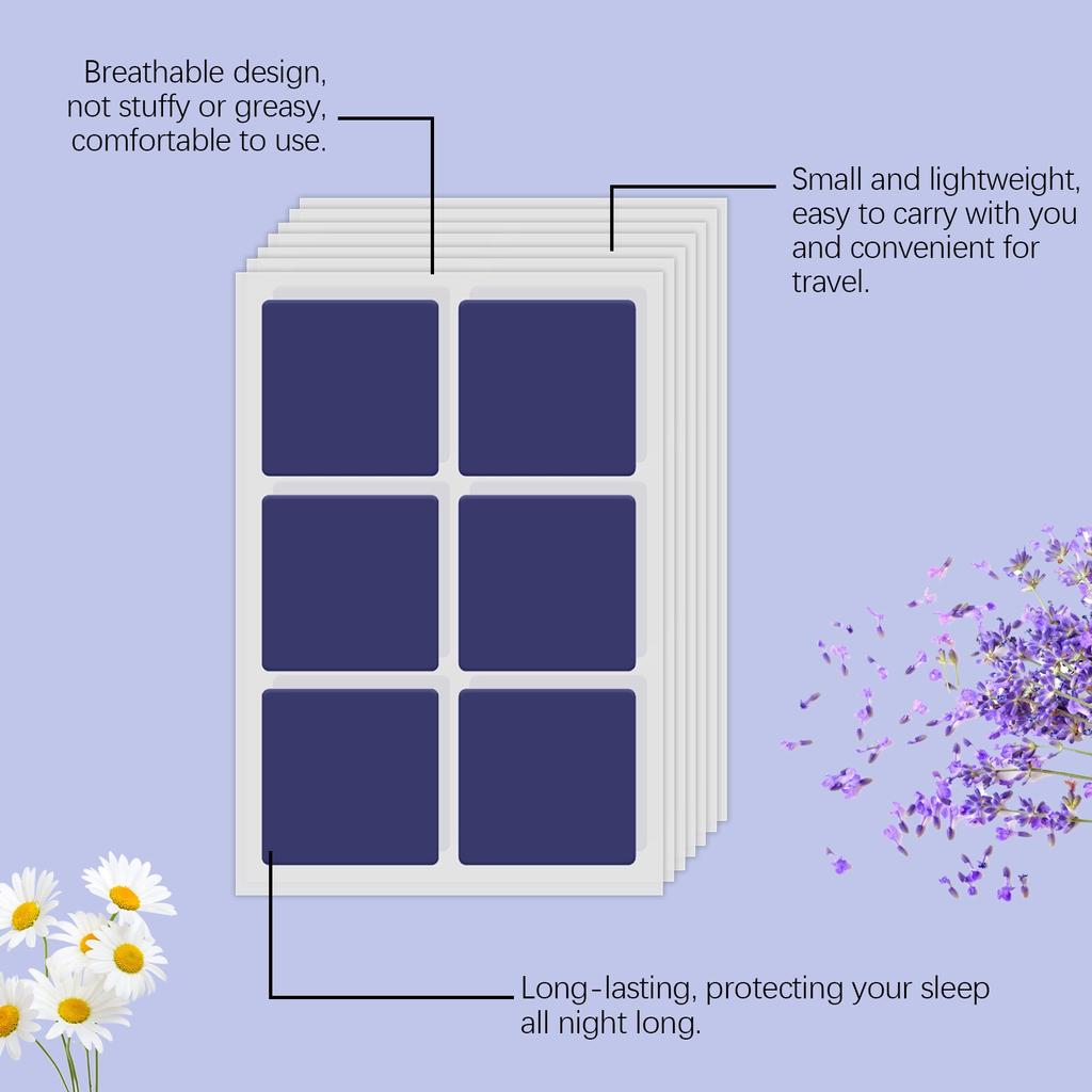 Soothing Lavender Sleep Patch Relieves Stress And Improves Sleep Quality With A Gentle