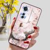 Чехол для телефона OPPO Reno11 F 5G, Черный Силикон TPU, Модный Мраморный Принт, Защитный Чехол-Ракушка, Мягкие Сумки для Oppo Reno 11F