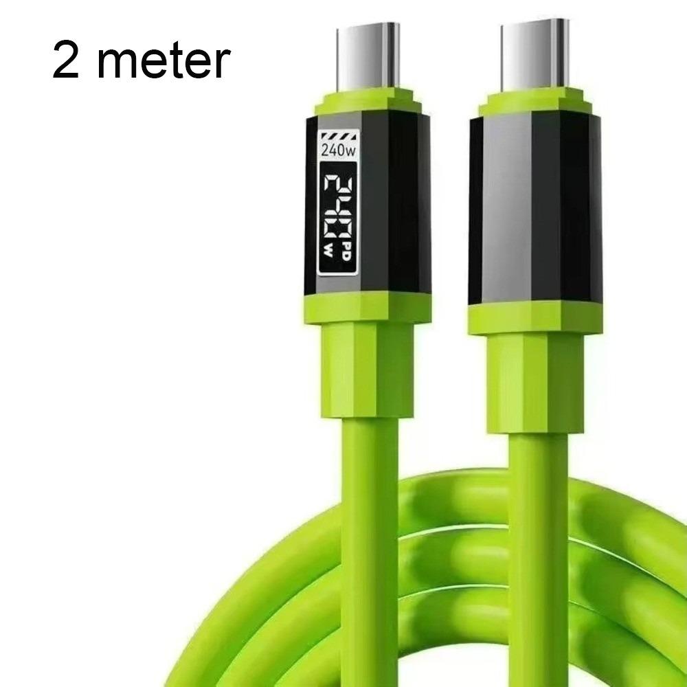 1m/1.5m/2m Type-C To Type-C Cable Fast Charging Wire for Xiaomi/OPPO/VIVO Phone Charging