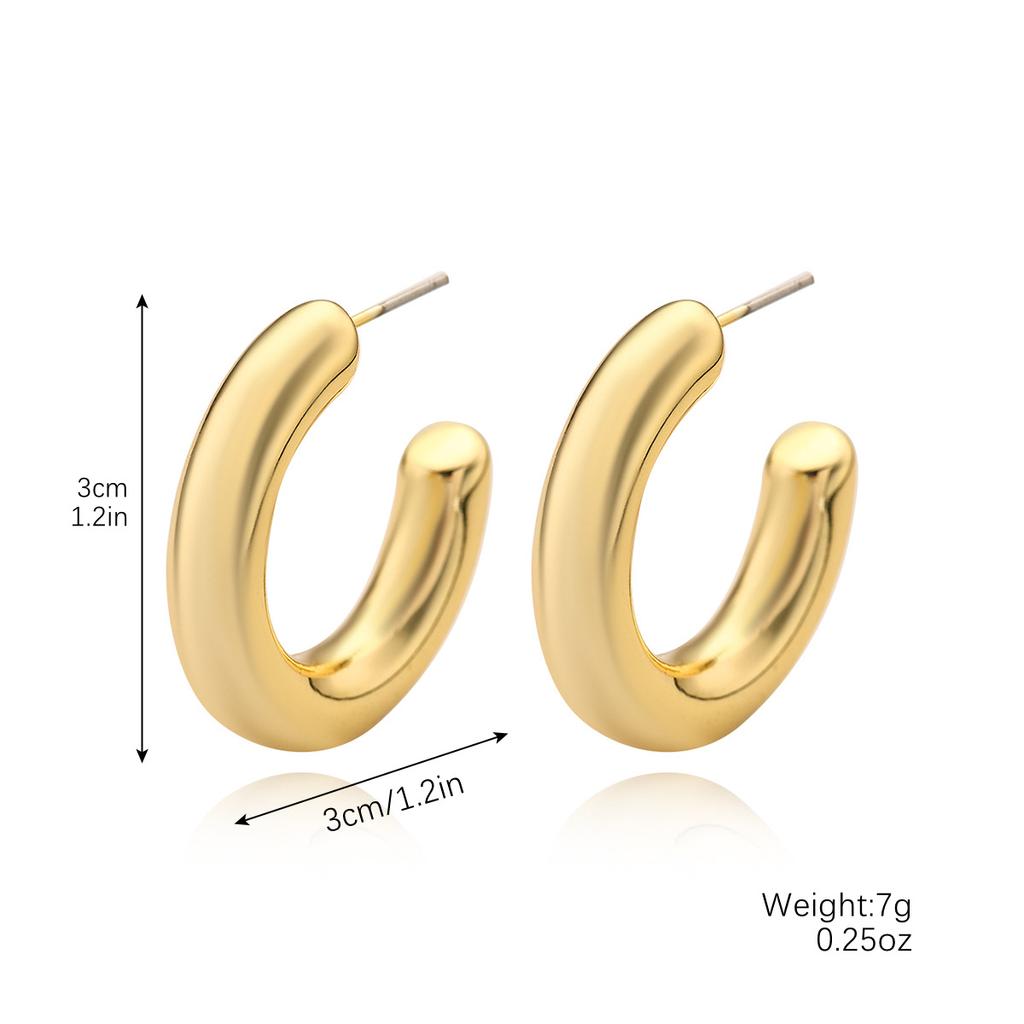 Exaggerated Temperament Earrings Gold Senior Sense Ins Cold Wind Simple Metal Droplets Pleated Pearl Flower Earrings
