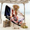 Football Player Victory Beach Towel Super Soft & Absorbent Comfortable Lightweight Portable for Swimming,Beach,Camping, Travel, Beach Accessories,Gym