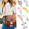 1Pc Plant Decoration Various Styles Flower Keychain Cartoon Bag Pendant Originality Key Accessories Hand Woven Rich Colors