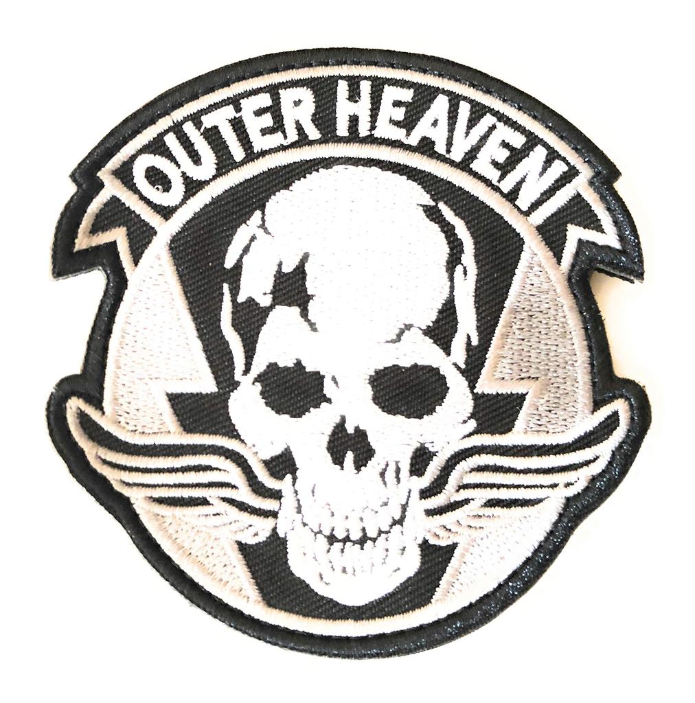 TERA of MGS Metal Gear Solid Metal Gear FOX HOUND Fox Peace Walker Embroidered Tactical Patches Velcro Patches for and Airsoft [Set 8] Cosplay,