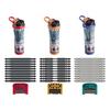 Bit Mag Bottle +2 X 110, 3 Types X 10 Bits with 3 Color Holders XSTMGBC3-110