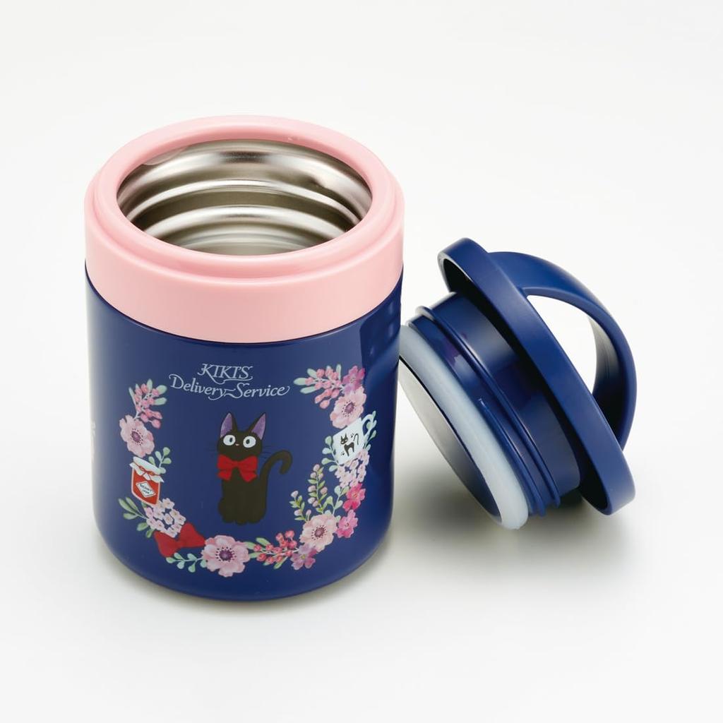 Skater Insulated Soup JarSoup Pot, 300ml, Kiki's Delivery Service, French Style, Studio Ghibli, LJFC3AG-A